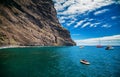 Ocean and cliffs at Playa de Masca