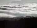 Ocean of clouds at Temanggung Central Java Indonesia Royalty Free Stock Photo