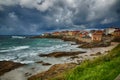 Spanish destination, Galicia, north-west region, Caion beaches Royalty Free Stock Photo