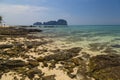 Paradise island. Bamboo Island Ko Phi Phi Don .Thailand. Royalty Free Stock Photo