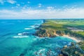 Ocean coastline near Warrnambool. Royalty Free Stock Photo