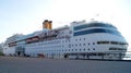 Ocean cruise ship Costa Romantica. Sea Station. Vladivostok.