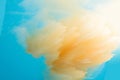 A Ocean 3D layer zoom in speed effect with oceanl background
