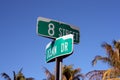 Ocean Drive Sign Royalty Free Stock Photo