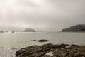 Ocean Fog Covering Bay In Bay Of Islands Royalty Free Stock Photo