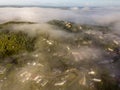 Ocean Fog Covers New Zealand Town