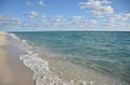Ocean Front Beach at Miami Royalty Free Stock Photo