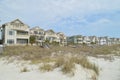 Ocean front housing, Hilton Head Island, South Carolina Royalty Free Stock Photo