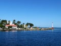 Island of Belize, 11/28/2017, Ocean front views of the island of Belize