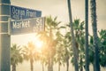 Ocean front walk,Venice Beach Royalty Free Stock Photo