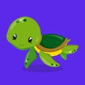 Ocean Fun Turtle 05 2 Royalty Free Stock Photo