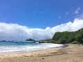 Ocean scene in maui hawaii Royalty Free Stock Photo