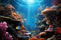 ocean life, AI generatd Royalty Free Stock Photo