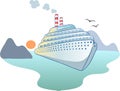Ocean liner Royalty Free Stock Photo