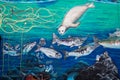 Ocean Mural Royalty Free Stock Photo
