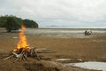 Ocean outflow in Thailand Royalty Free Stock Photo