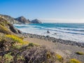 The ocean in pacific coastline, Big Sur on Highway 1