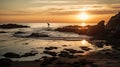 ocean pebble beach landscape