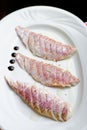 Ocean perch fillet with fresh herbs Royalty Free Stock Photo