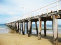 Ocean pier Royalty Free Stock Photo