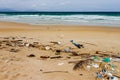 Ocean pollution, plastic problem, oceans Royalty Free Stock Photo