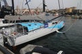 Ocean Race Europe Genoa 2021 - 19-June -21: the boats of the regatta moored at the ancient port