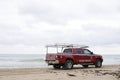 Ocean rescue truck on Fort Lauderdale FL