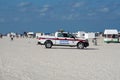 Ocean Rescue truck on South Beach in Miami