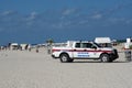 Ocean Rescue truck on South Beach in Miami