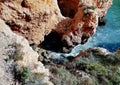 Ocean and rock togheter in Ponta da Piedade Lagos, Portugal