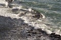 Ocean and Rocks at low tide Royalty Free Stock Photo