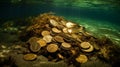 Ocean\'s Gilded Secrets: Sunken Treasure Revealed in Underwater Splendor