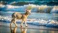 The Ocean\'s Symphony: A Lamb\'s Harmonious Journey Generative AI