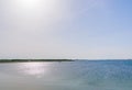 Ocean scape of the Beach in Tholen, Oosterschelde, Oeseterdam, Zeeland, The netherlands