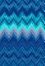 Ocean, sea aquamarine, turquoise seamless, Chevron zigzag wave pattern abstract art background trends Royalty Free Stock Photo