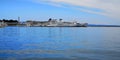 Ocean sea Mediterranean liner cruiser ship blue water