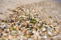 Ocean side beach of Tavira island.