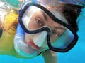 Ocean snorkeler