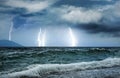 Ocean storm Royalty Free Stock Photo