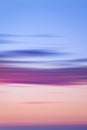 Ocean sunset sky - gorgeous panorama twilight sky and peaceful water background Royalty Free Stock Photo