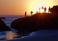 Ocean Sunset Watchers