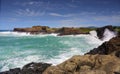 Ocean Swell Bombo Headlands Kiama Royalty Free Stock Photo