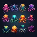 ocean tentacles octopus ai generated