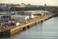 Ocean Terminal Southampton at dawn.