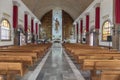 Interior of the Parroquia de San Miguel Arcangel Pitillal Puerto Vallarta Royalty Free Stock Photo