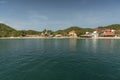 Huatulco from the cruise ship berth Royalty Free Stock Photo