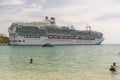 Island Princess in Santa Cruz Huatulco Mexico Royalty Free Stock Photo