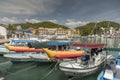 Marina and boats in Santa Cruz Huatulco Mexico Royalty Free Stock Photo