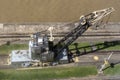 Crane locomotive at the the Miraflores Locks Panama Canal Royalty Free Stock Photo