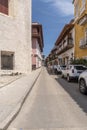 Street besides the Catedral de Santa Catalina de AlejandrÃÂ­a.